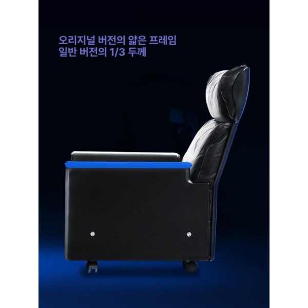 프리미엄 카페 임원용 모듈 천연 가죽 모듈형 사무실 하이엔드 1인용 좌석 낮은 등받이 수입 스웨이드 벨벳 - 상세 이미지 4