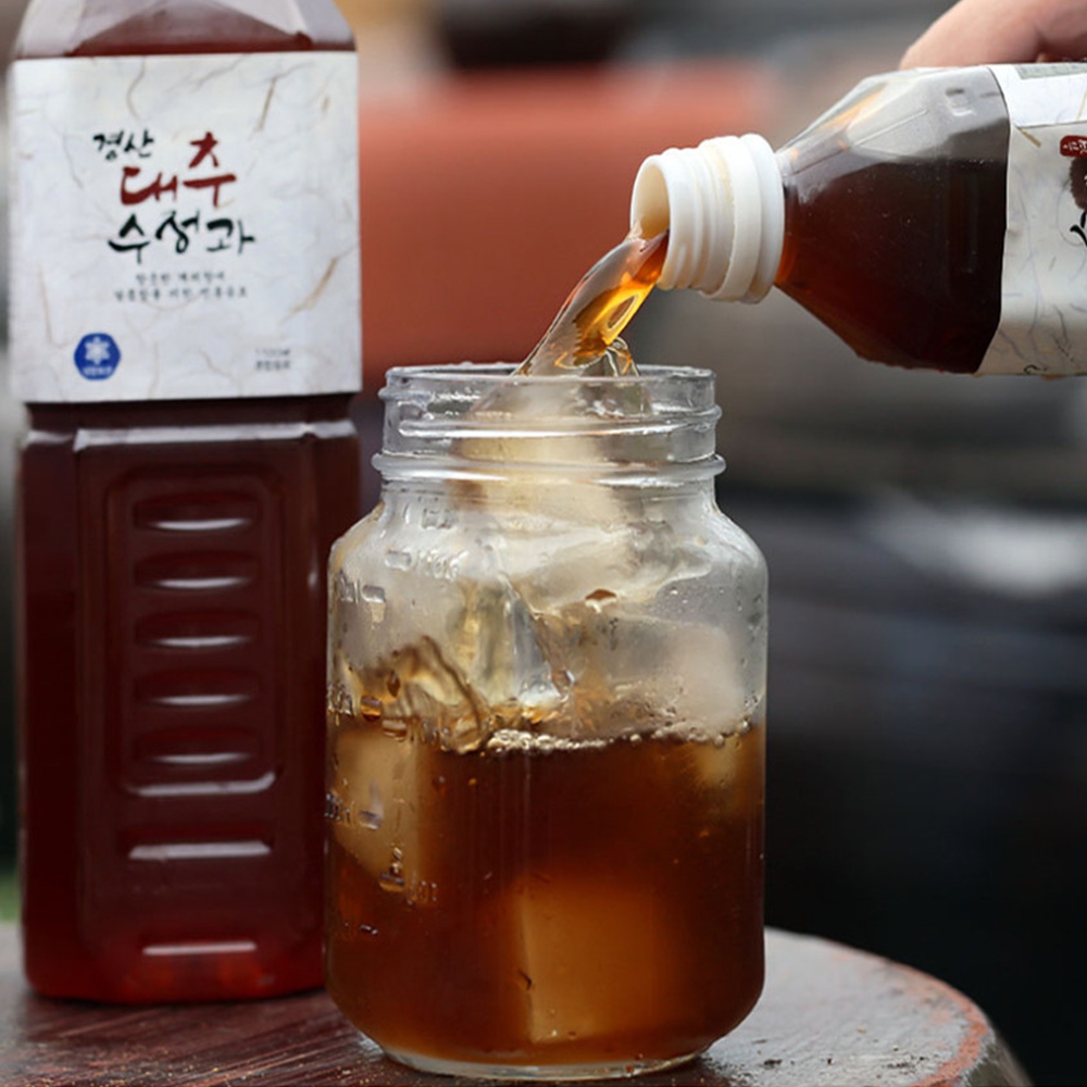 유경 경산 대추 수정과 전통 수제 1100ml 계피 생강 전통차 음료 디저트 YK-1004 - 상세 이미지 2