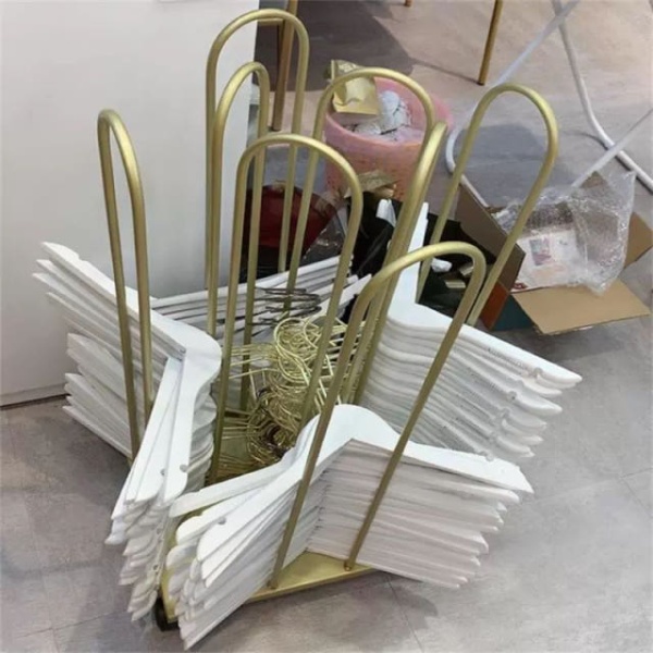 튼튼한 세탁소 가정용 업소용 수납함 철제 슬라이드 수납 블랙 4면 10cm 짧은 후크 공식 표준 구성 - 상세 이미지 3