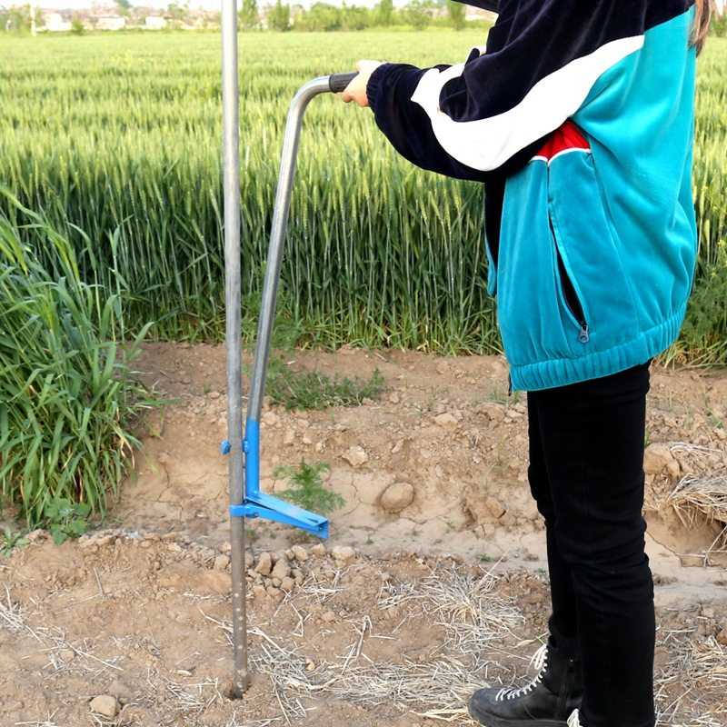 말뚝 박는 도구 고추 파이프 심기 지지대 삽입기 지주대 - 상품 이미지