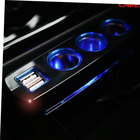시가소켓 카렉스 아이팝블루라인듀얼USB 3구소켓 / 멀티소켓