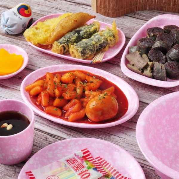 튼튼한 반찬 분식집 업소용 멜라민 짜장기 포장마차 그릇 원형 9cm 접시 - 상세 이미지 2