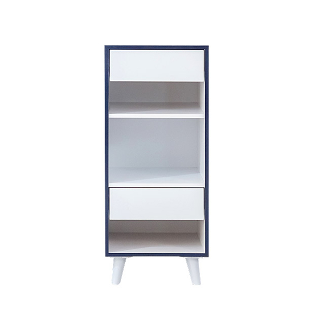 가구의서 레그 서랍 공간박스 400x360x1000mm, 3단, 네이비 - 상품 이미지
