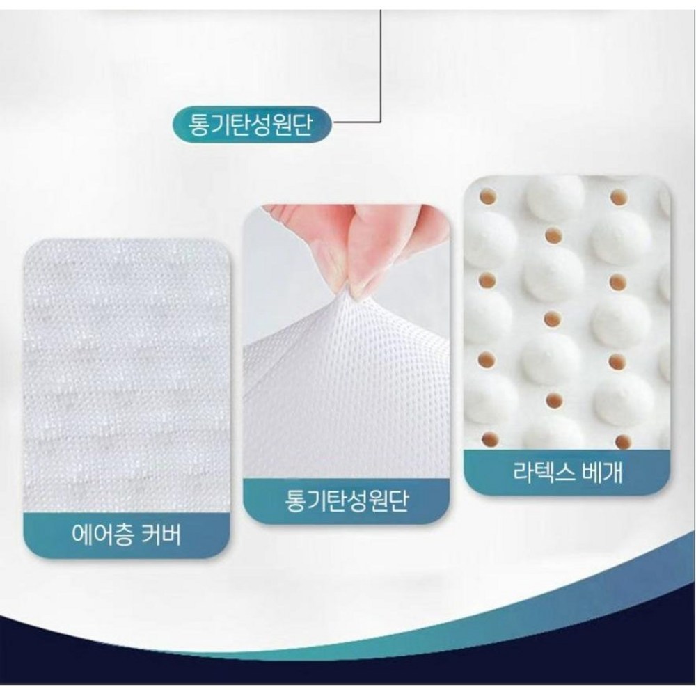 메모리폼베개 인체공학 꿀잠 목편한 베개+속커버+겉커버 - 상세 이미지 5