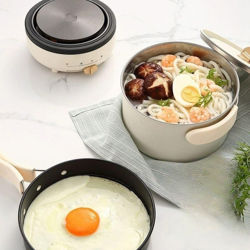 휴대용 전기포트 라면 국수 요리 캠핑 여행 간편 조리기 멀티팟 - 상품 이미지
