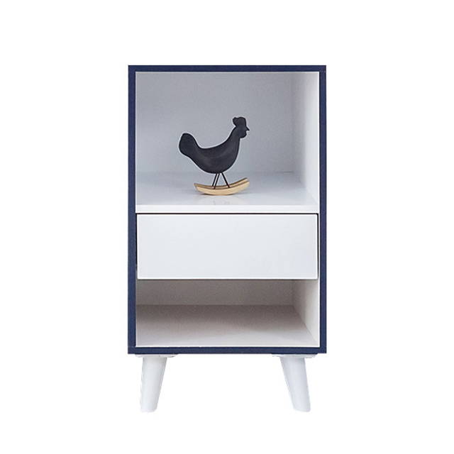가구의서 레그 서랍 공간박스 400x360x713mm, 2단, 네이비 - 상품 이미지
