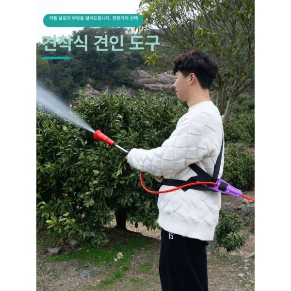 튼튼한 농약 스트랩 권취기 호스릴 거치대 호스걸이 걸개 파란색 퍼플 레벨 1 1줄 - 상세 이미지 3