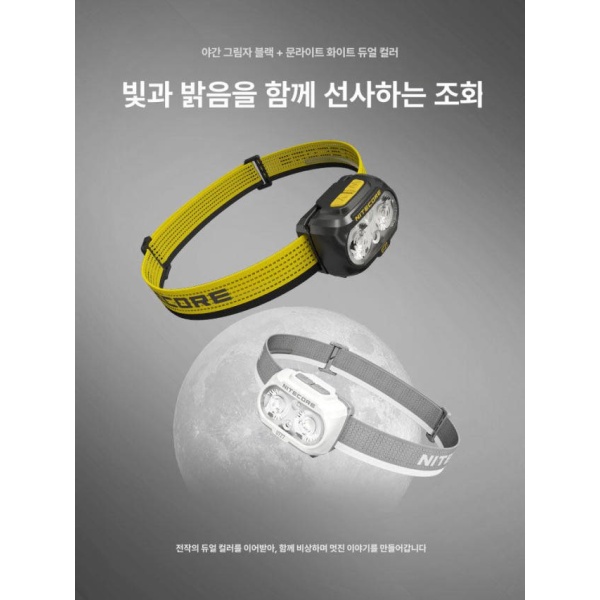 초강력 트레일러닝 야외용 충전식 내장 헤드라이트 헤드램프 방수 나이트섀도우블랙 A - 상세 이미지 2