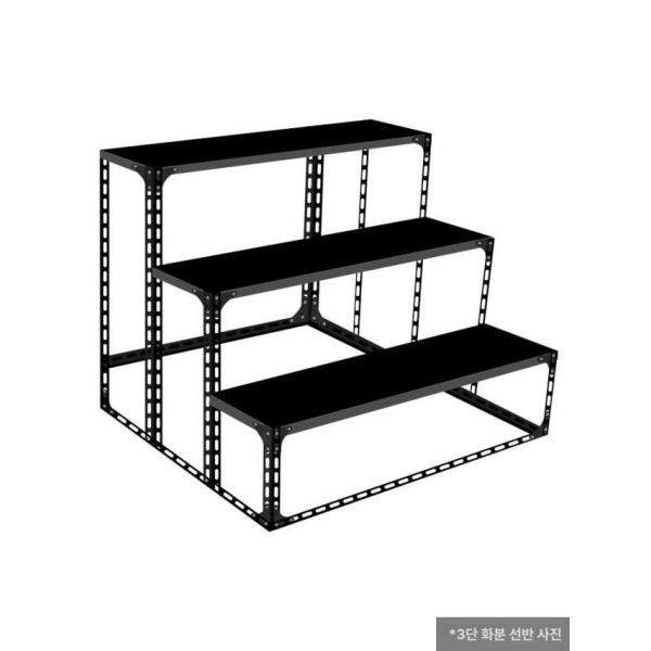 감성적인 식물 정리대 화초 거실 인테리어 진열대 계단 거치대 120 x 60x60 2단 - 상세 이미지 3