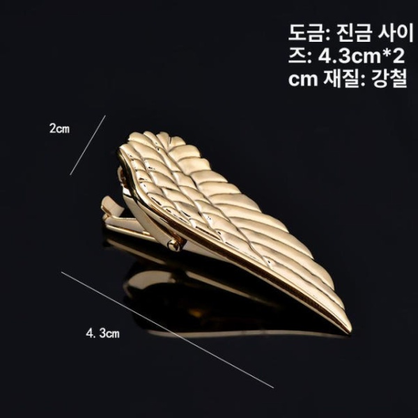 세련된 항공기 비행기 음악 클립형 심볼 핀 타이핀 걸쇠형 모양 실버 - 상세 이미지 2