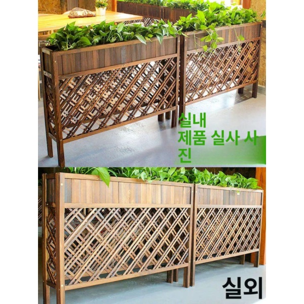 감성적인 파티션 야외 울타리 나무 가림막 화단 펜스 마당 메쉬 스프레이 100 90x25cm - 상세 이미지 2