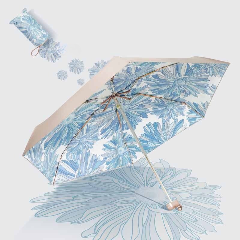 휴대용 대만 양산 경량 차광용 우양산 수동 미니 - 상품 이미지