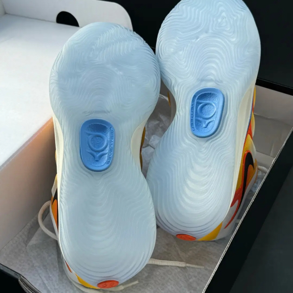 나이키 KD17 EP 농구화 농구슈즈 선라이즈 골드 베이지 FJ9488-700 이미지 6