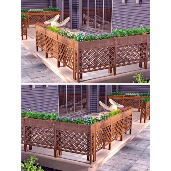 감성적인 파티션 야외 울타리 나무 가림막 화단 펜스 마당 메쉬 스프레이 100 90x25cm - 상세 이미지 5