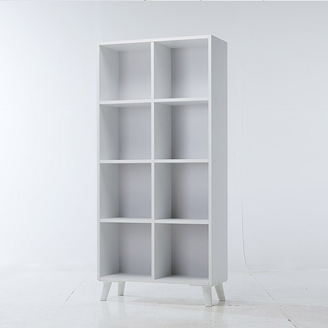 가구의서 머피 레그 책장 710x300x1530mm, 4단, 화이트 - 상품 이미지