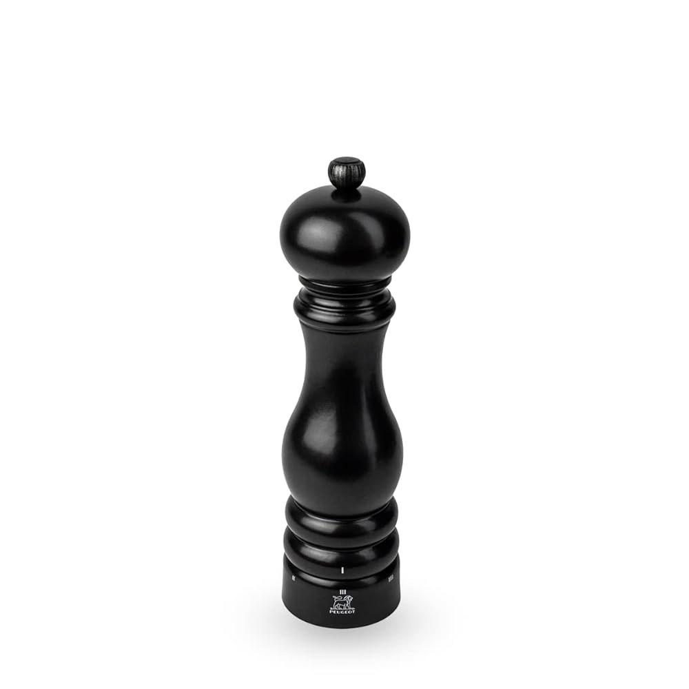 u Select 수동 나무 후추 밀, 새틴 블랙, 22cm - 9인치 9 Inch Black Satin - 상품 이미지