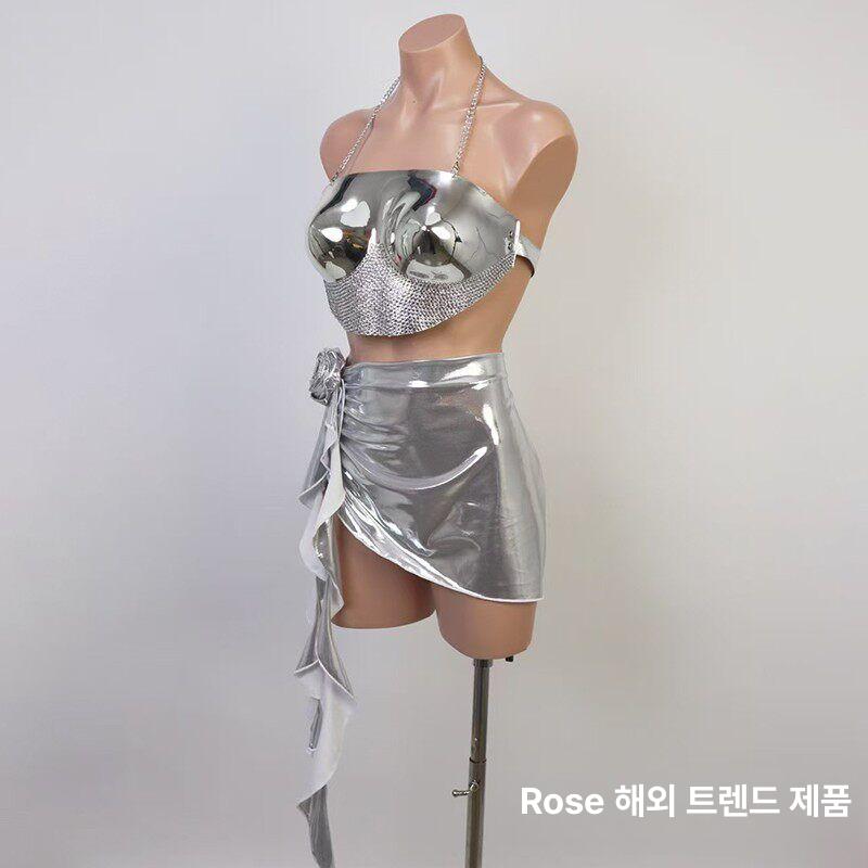코스프레 코스튬 의상 응원복 레이싱걸 옷 스타일 1 S - 상세 이미지 3