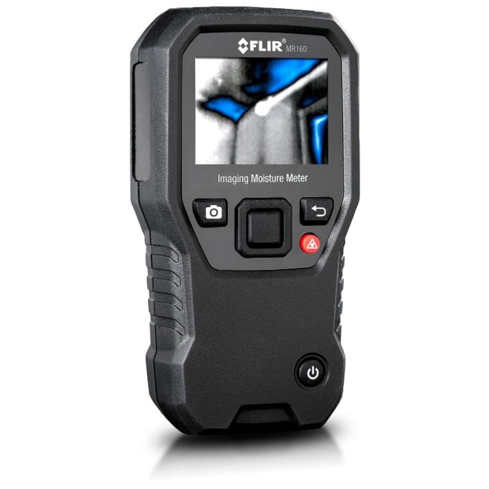 IGM 기술이 적용된 FLIR MR160 이미징 수분 측정기 열 , 핀 및 핀리스 감지, 80x60 해상도, MeterLiNK 앱, 충전식 배터리 - 가정용 검사 곰팡이 개선용 - 상품 이미지
