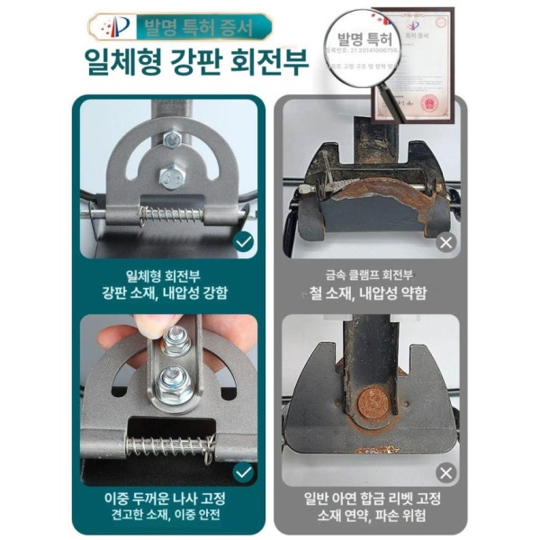 프리미엄 대형 물걸레 특허 청소밀대 호텔용 초대형 밀대걸레 두꺼운 3중 천 90cm - 상세 이미지 2