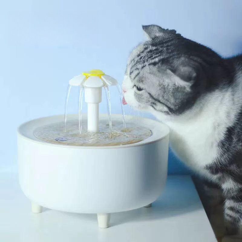 고양이 정수기 대용량 자동 순환식 분수대 반려동물 음수기 깨끗한 물 - 상품 이미지
