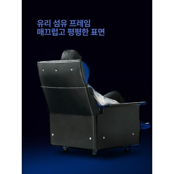 프리미엄 카페 임원용 모듈 천연 가죽 모듈형 사무실 하이엔드 1인용 좌석 낮은 등받이 수입 스웨이드 벨벳 - 상세 이미지 2