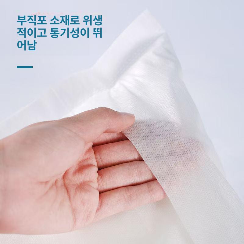 일회용 방수 베개커버 호텔 숙박용 위생 보호 시트 50x80cm 500개 세트 - 상세 이미지 4