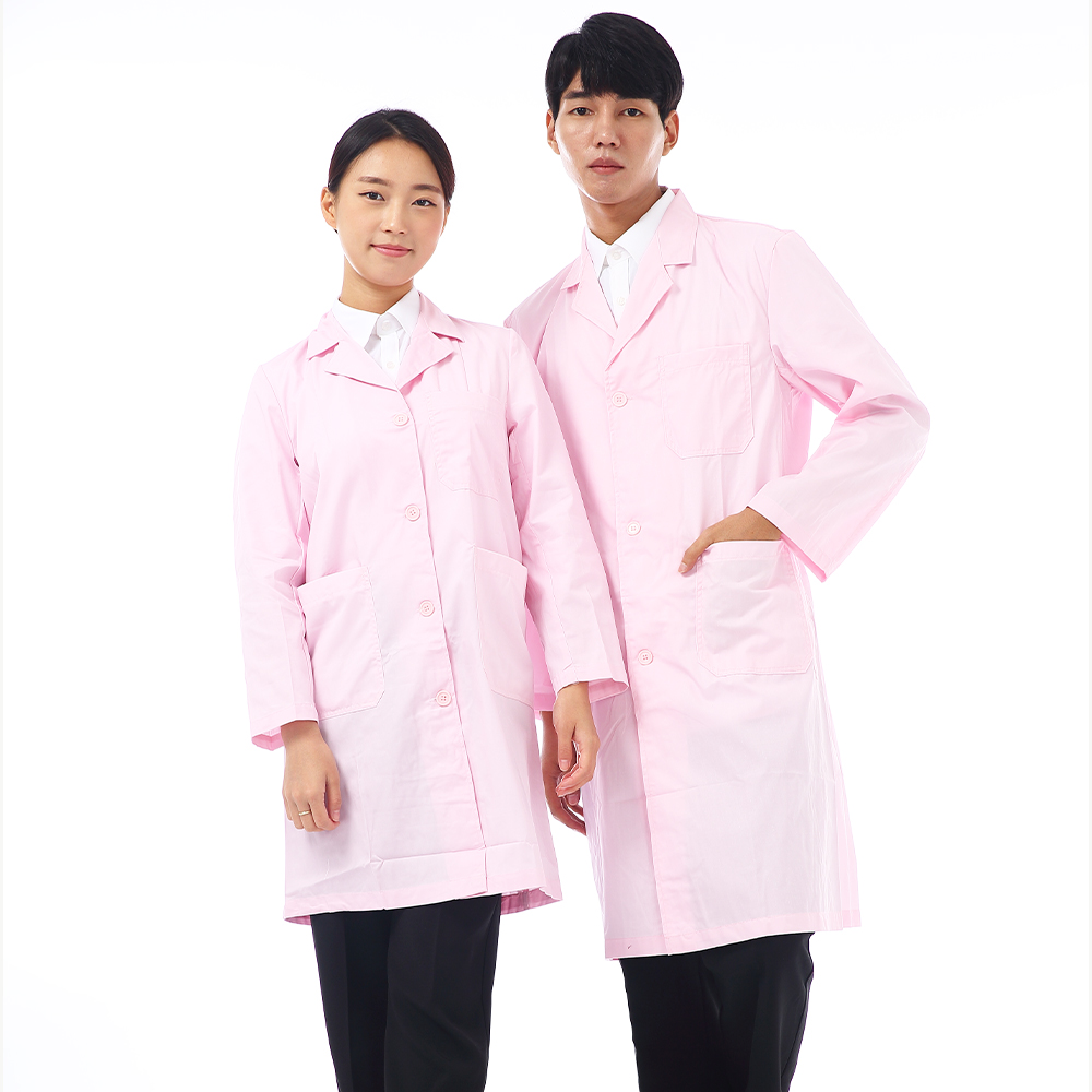 사계절용 의사 약사 실험실 LAB T/C30수면혼방 폴리 영양사가운 이미지 8