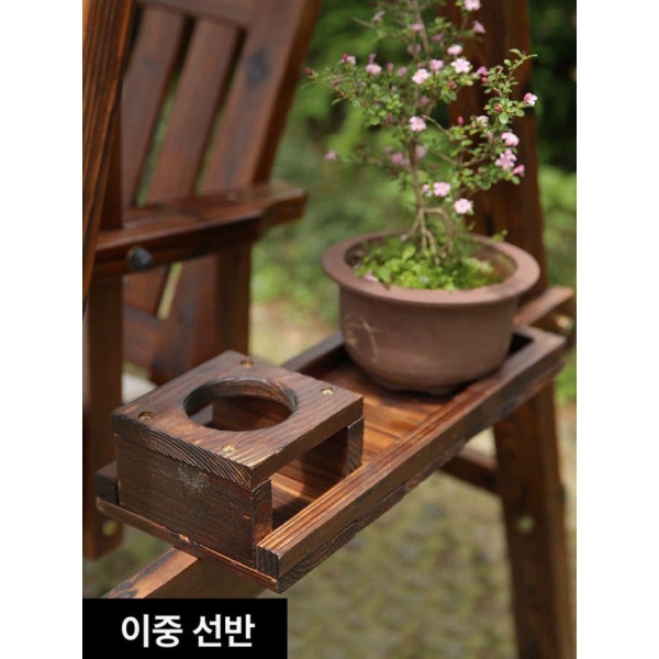 고급형 실외 테라스 흔들 원목 펜션 카페 벤치 그네 마당 캐노피 쿠션없음 - 상세 이미지 5