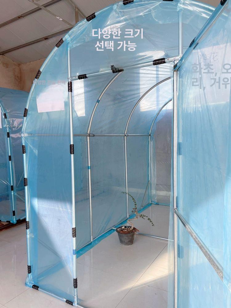 조립식 비닐하우스 단열 가정용 필름 2m 셀프 포함 폭 2m 높이 2.2m 필름 포함 C - 상세 이미지 4