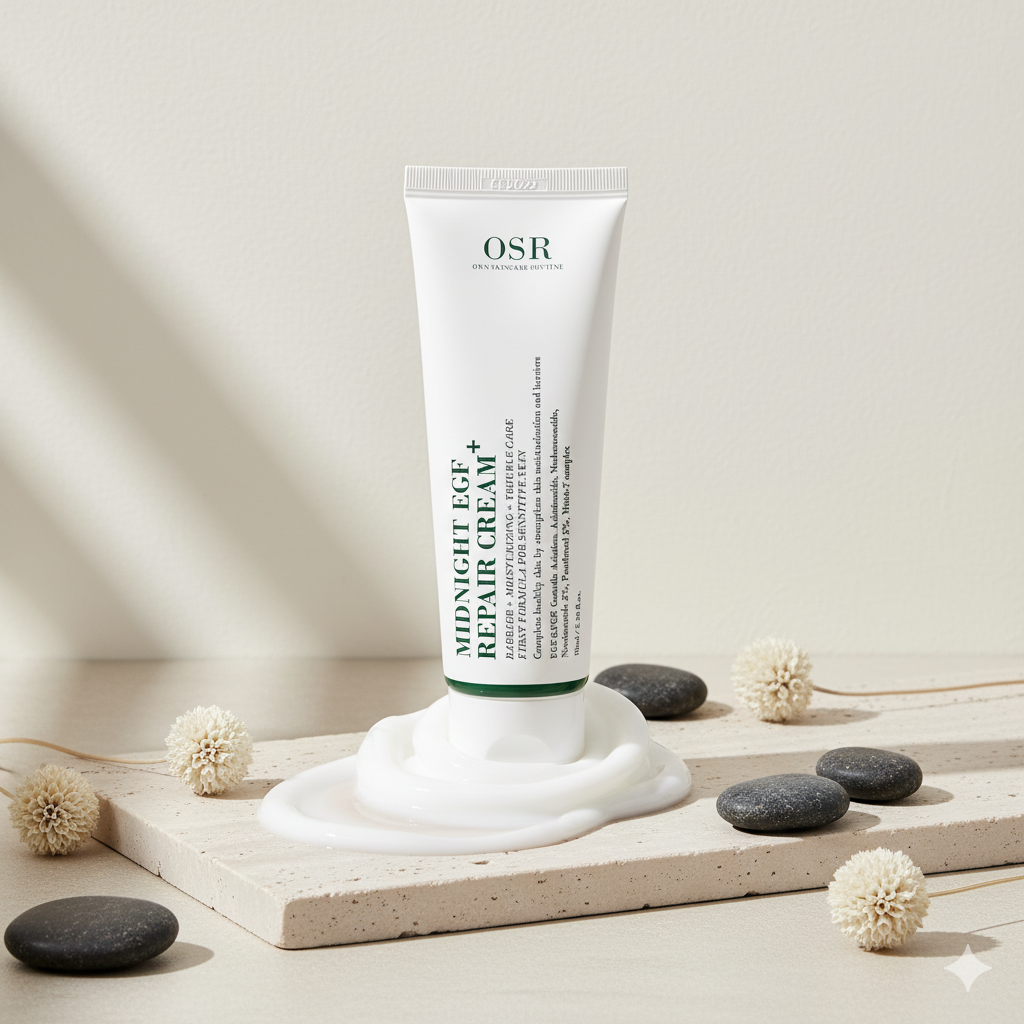 오에스알 미드나잇 EGF 재생 병풀 판테놀 마데카 시카 리페어 크림 70ml, 1개 - 상세 이미지 2
