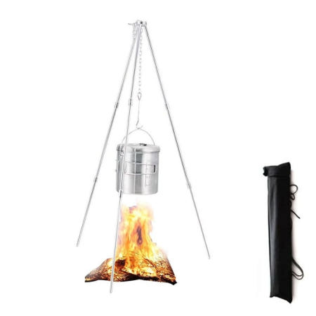 국민화로대 야외 bbq 캠핑 바베큐 걸이 행거 삼각대 그릴 화로대