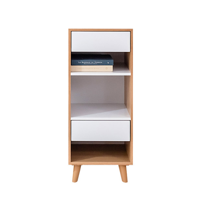 가구의서 레그 서랍 공간박스 400x360x1000mm, 3단, 아카시아 - 상품 이미지