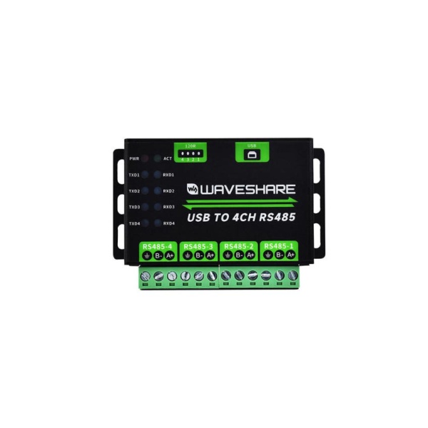 고성능 모듈 지지대 솔더리스 직렬 통신 어댑터 PLC 커넥터 usb to 4ch rs485 - 상품 이미지