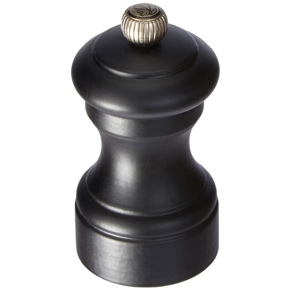수동 후추 밀, 너도밤나무, 매트 블랙 마감, 10cm Pepper Black - 상세 이미지 3