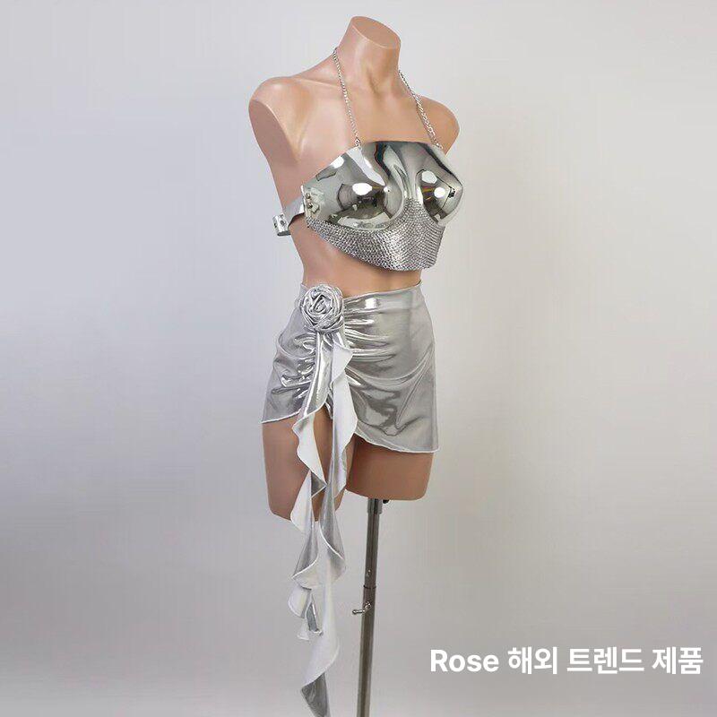 코스프레 코스튬 의상 응원복 레이싱걸 옷 스타일 1 S - 상세 이미지 2