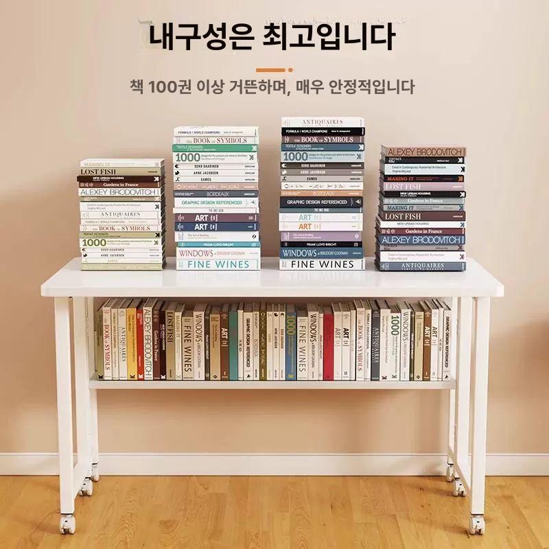 침대책상 노트북 접이식테이블 1인용 간이 휴대용 멀티 워크 데스크 - 상세 이미지 5