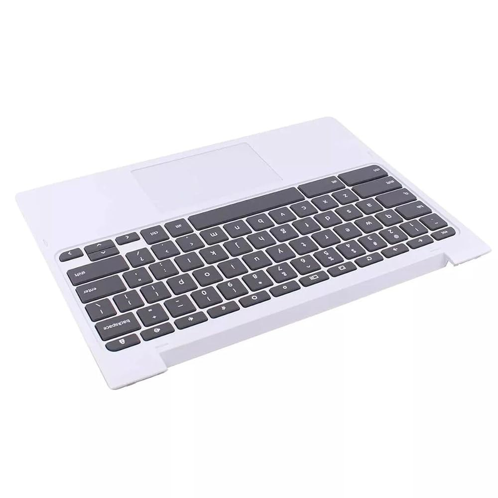 Lenovo Chromebook 11 C330 노트북 상부 케이스 팜레스트 키보드 터치패드 어셈블리 부품 5CB0S72816 5CB1B77634 화이트용 Wzqrps 새 교체품 - 상세 이미지 3