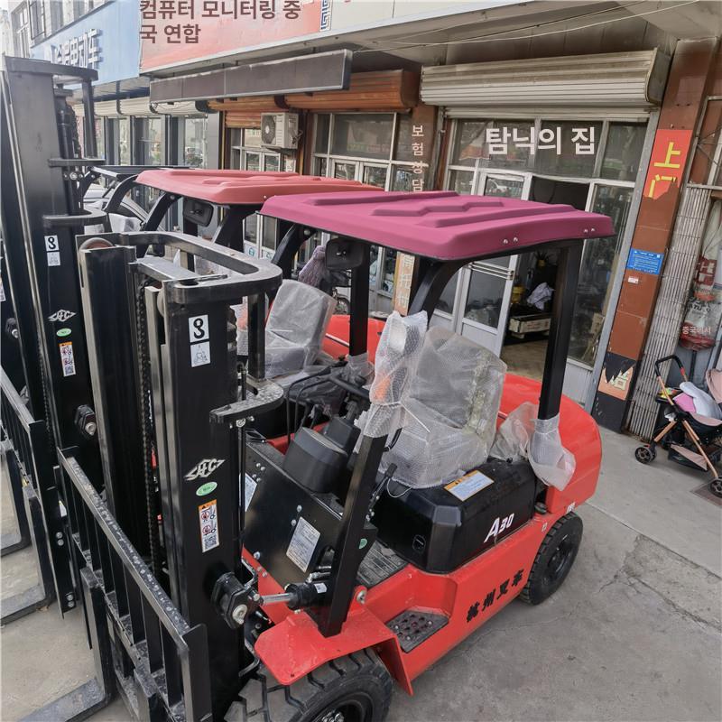 지게차 굴삭기 중장비 방수 덮개 맞춤형 투명 가림막 2톤 3톤 차량용 보호커버 - 상세 이미지 2