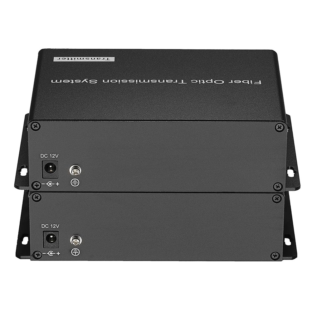 광섬유 익스텐더를 통한 XLR 밸런스 오디오 20Km 단일 모드 최대 LC SFP, 비압축 방송 등급 전문가용 크리스탈 클리어 사운드(2포트 BIDI) 포함 - 상세 이미지 3