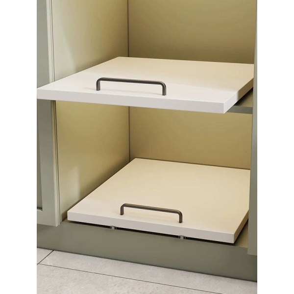 튼튼한 철제 멀티 틈새 수납렉 거치대 밥솥 전자레인지 선반 30cm 35cm 4cm - 상세 이미지 5