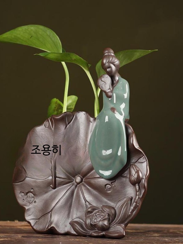 향받침대 불교굿즈 부처님 홀더 향꽂이 향 동자승 미니불상 - 상세 이미지 3