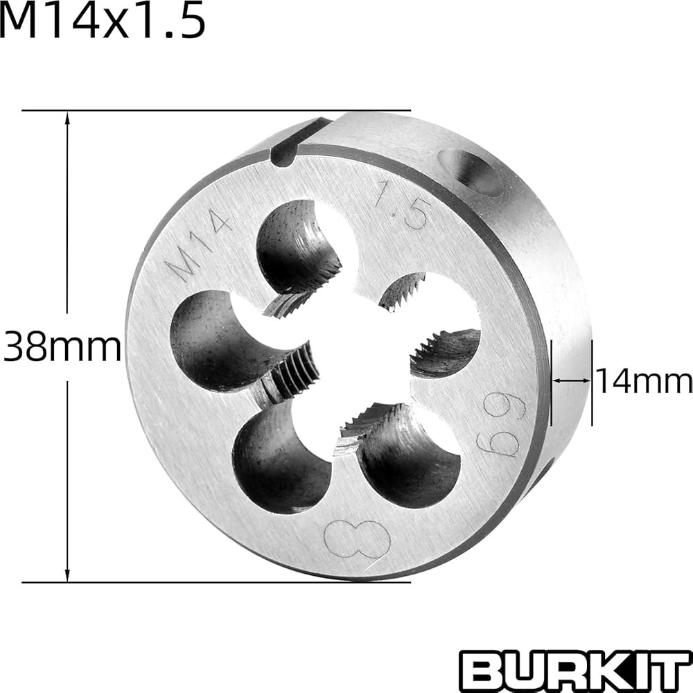 버킷 M14 X 1.5 탭 앤 다이 세트, 머신 스레드 라운드 오른손 - 상세 이미지 3