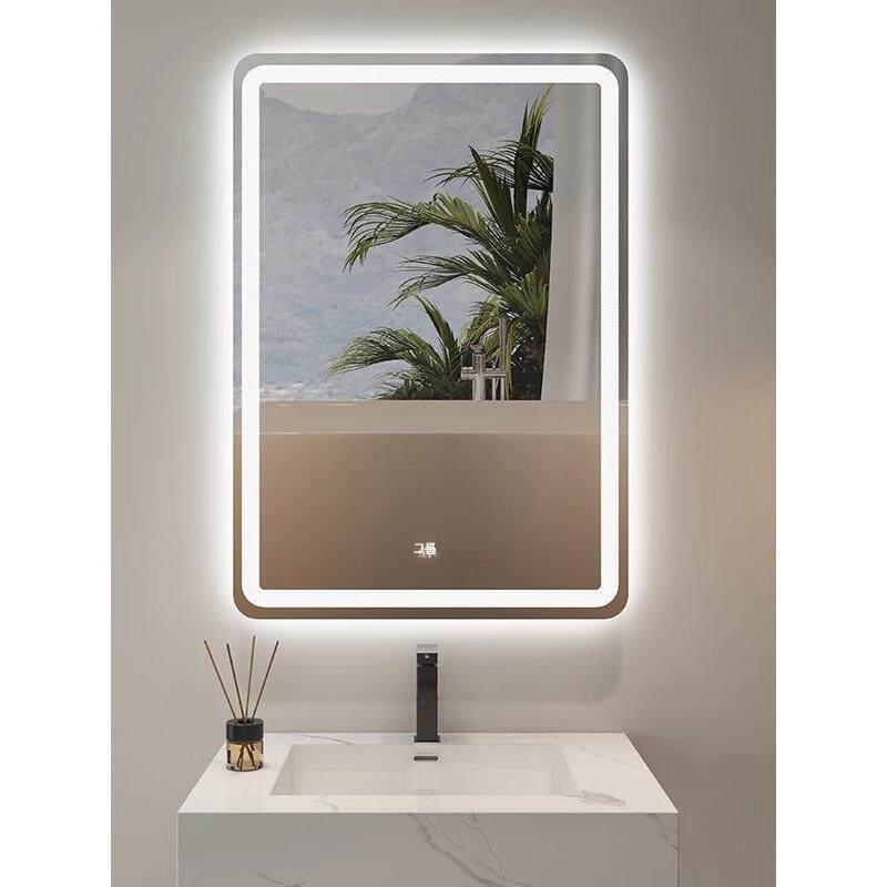 화장실 led 거울 화이트 3색 LED 터치 조명 싱글 500x700 백라이트 사각형 백색광 - 상세 이미지 3