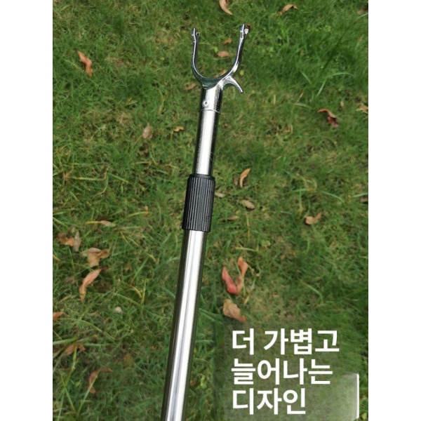 튼튼한 옷집게 옷봉 옷집는봉 헹거 옷걸이 매장 정리 옷장 블랙 - 상세 이미지 2