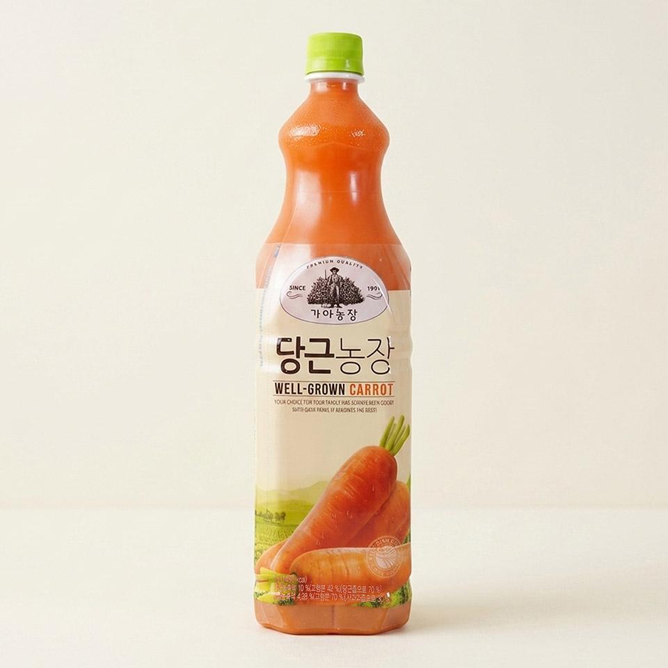 메가마트 웅진 가야농장 제주당근 농장 주스 1.5L - 상품 이미지