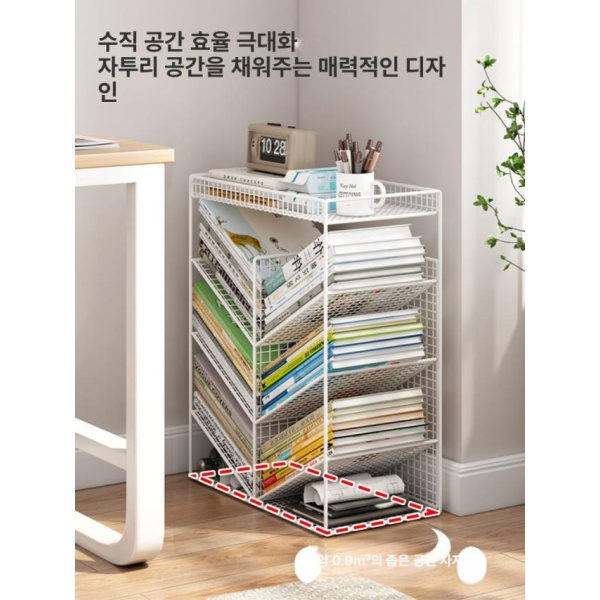 스마트 수납함 이동식 서류 바퀴 정리함 서랍형 보관함 아테네스블랙 확장형좌우바닥형 - 상세 이미지 4