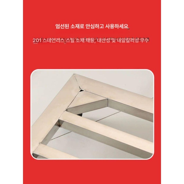 튼튼한 수납대 정리대 이동식 바퀴형 화분 받침대 겸용 서랍형 30 x 90 3개 브레이크 회전 바퀴 - 상세 이미지 5