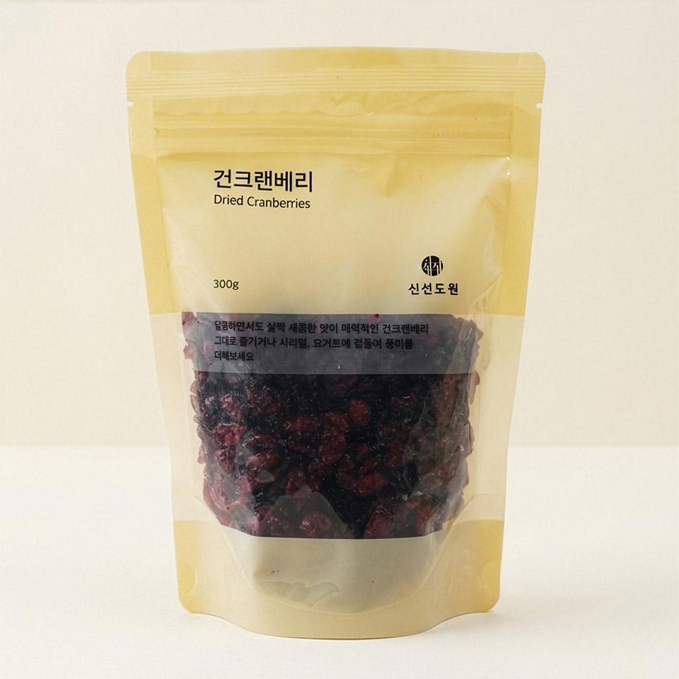 메가마트 신선도원 건크랜베리 300g - 상품 이미지