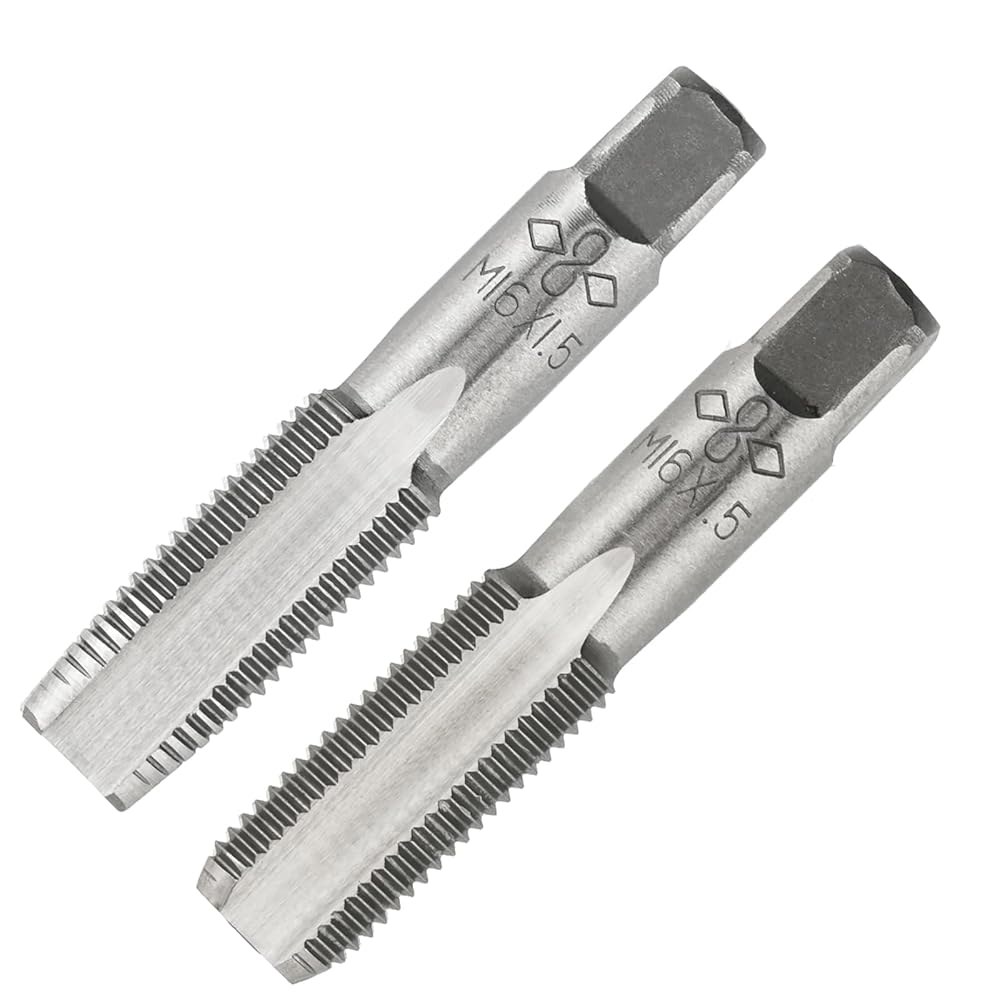 아세틸 M16X1.5 핸드 탭 및 다이 세트, M16X1.5mm 미터법 스레드 라운드 오른손 M14X1.0 - 상세 이미지 2