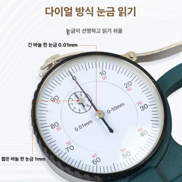정밀한 공방용 종이 튜브 게이지측정기 두께 측정기 포인터 G형 치공 - 상세 이미지 4